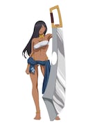 アイシャ・ベルカ(CV:渡辺明乃)  (c)大森藤ノ・SB クリエイティブ/ダンまち 4 製作委員会