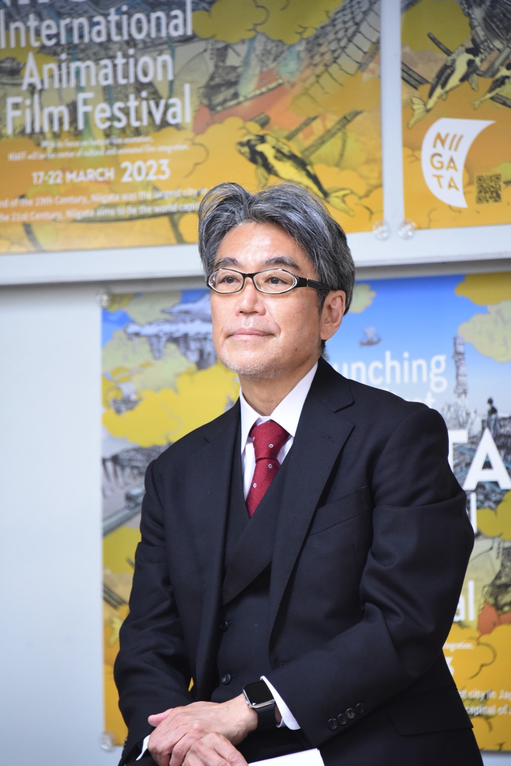 フェスティバルディレクターの井上伸一郎。