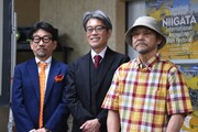 左から映画祭事務局長の真木太郎、フェスティバル・ディレクターの井上伸一郎、審査委員長の押井守。
