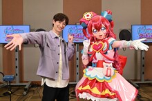 左から宮田俊哉、キュアプレシャス。