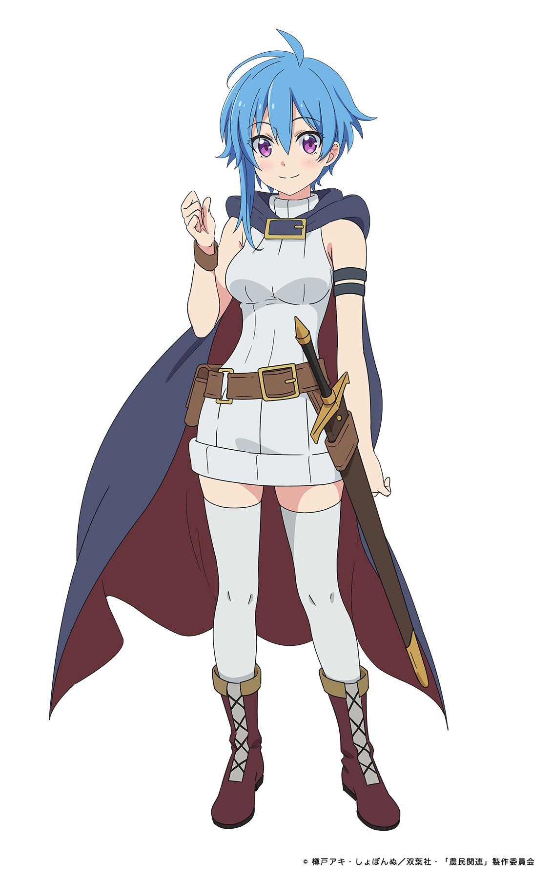 ルリ（CV：諏訪彩花） (c)樽戸アキ・しょぼんぬ／双葉社・「農民関連」製作委員会