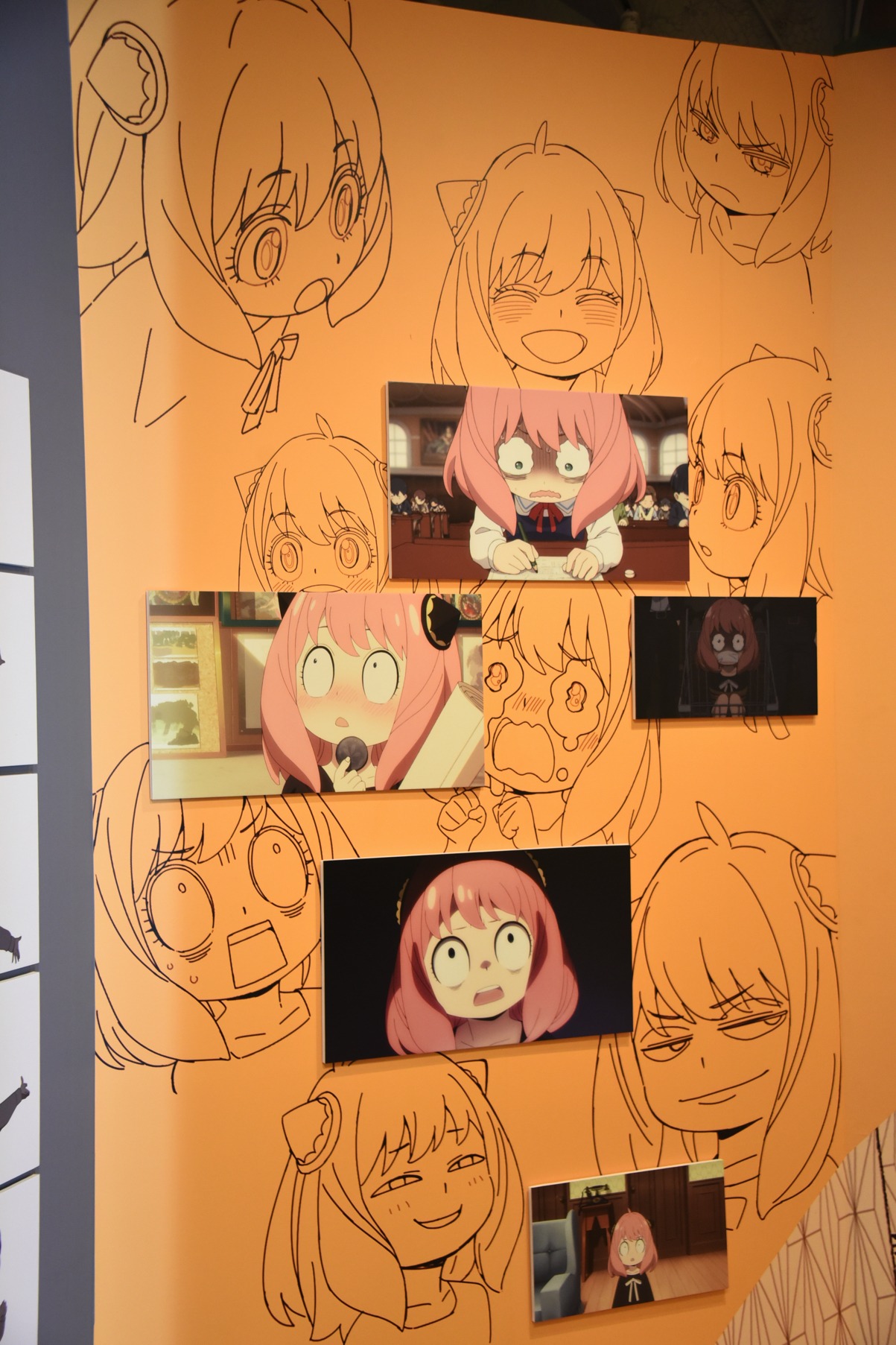 「SPY×FAMILY」の展示。