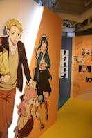 「SPY×FAMILY」の展示。