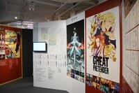 展示イベント「WIT STUDIO 10th Aim Higher」会場の様子。