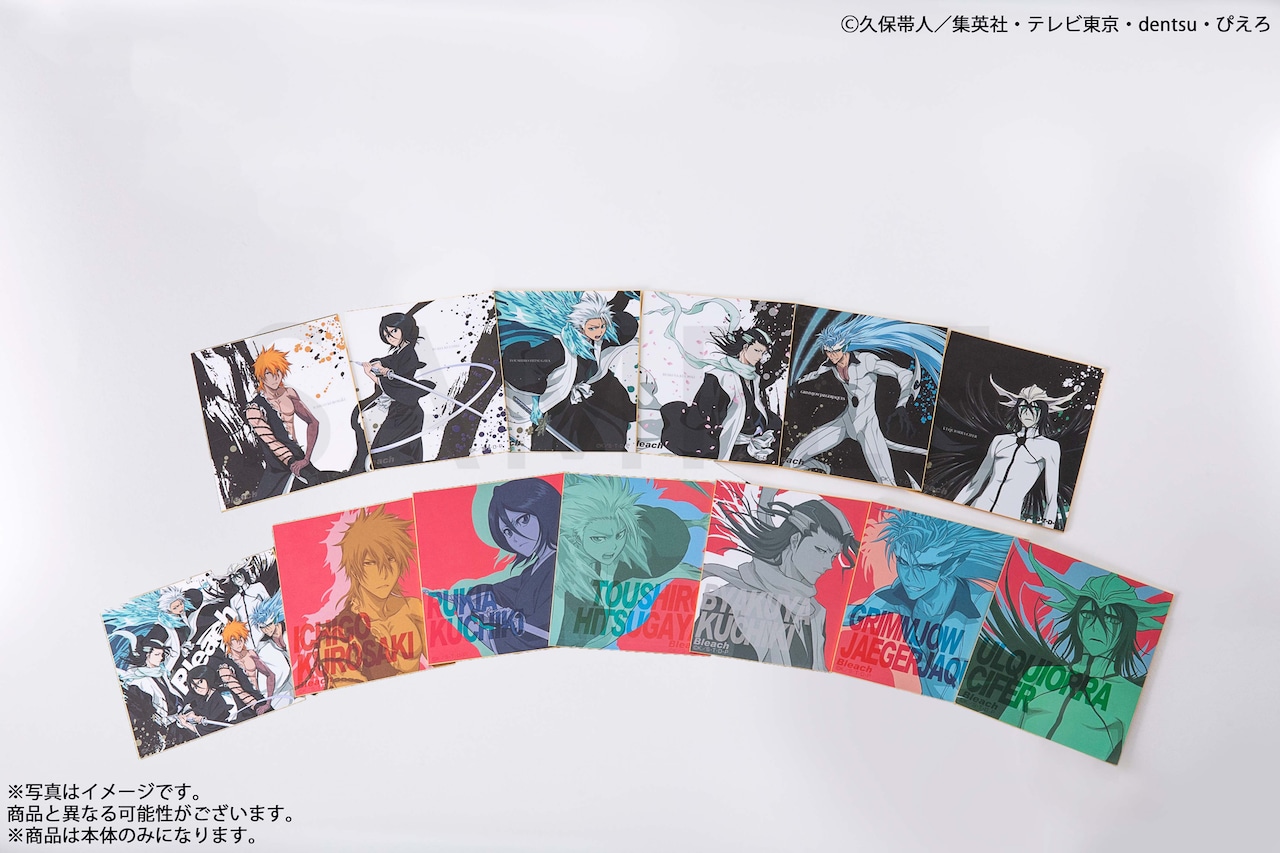 D賞の「ミニ色紙」。 - 「BLEACH」くじ、激戦を繰り広げた一護たちの