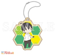 10連ごとに必ずもらえる購入特典の「ウッドキーホルダー」。