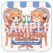 メロンブックス有償特典のアクリルスタンドコースター。