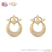 「劇場版『美少女戦士セーラームーンEternal』Crisis Moon Compact Pierced Earrings」