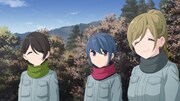 映画「ゆるキャン△」予告編より。 (c)あfろ・芳文社/野外活動委員会