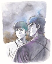 「六三四の剣」24巻カバー原画 1985年 (c)村上もとか／小学館