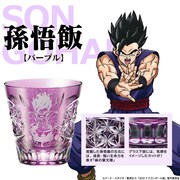 孫悟飯をモチーフにした江戸切子グラス。