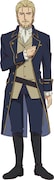 ブリュノ・ド・メディシス(CV:乃村健次) (c)高山理図/MFブックス/「異世界薬局」製作委員会