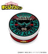 「僕のヒーローアカデミア」ブレンドティーより、「緑谷出久」の缶パッケージ。