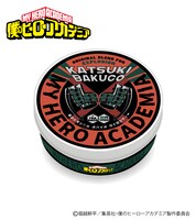 「僕のヒーローアカデミア」ブレンドティーより、「爆豪勝己」の缶パッケージ。