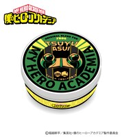「僕のヒーローアカデミア」ブレンドティーより、「蛙吹梅雨」の缶パッケージ。