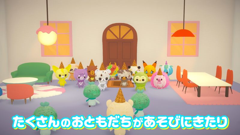「アイスクリームタウンのたのしいできごと動画」より。