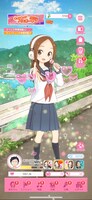 スマートフォンゲーム「からかい上手の高木さん キュンキュンレコーズ」より。 (c)2022 山本崇一朗・小学館/からかい上手の高木さん3製作委員会 (c)東宝