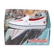 「MACH FIVE」モデルとオリジナルシューズボックス。