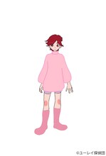 ベリィ（CV：川勝未来）。イマドキ女子。怪人0を捕まえて、沢山の"らぶ"を集めたいと思っている女の子。
デコの不調が原因で、ユーレイと呼ばれる謎の存在のハックと偶然知り合う。口癖は「らぶい！」。 (c)ユーレイ探偵団