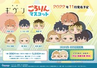 「ごろりんマスコット」とアニメイトのボックス予約特典。