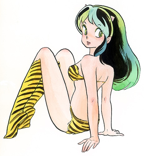 高橋留美子のイラスト。 (c)高橋留美子／小学館