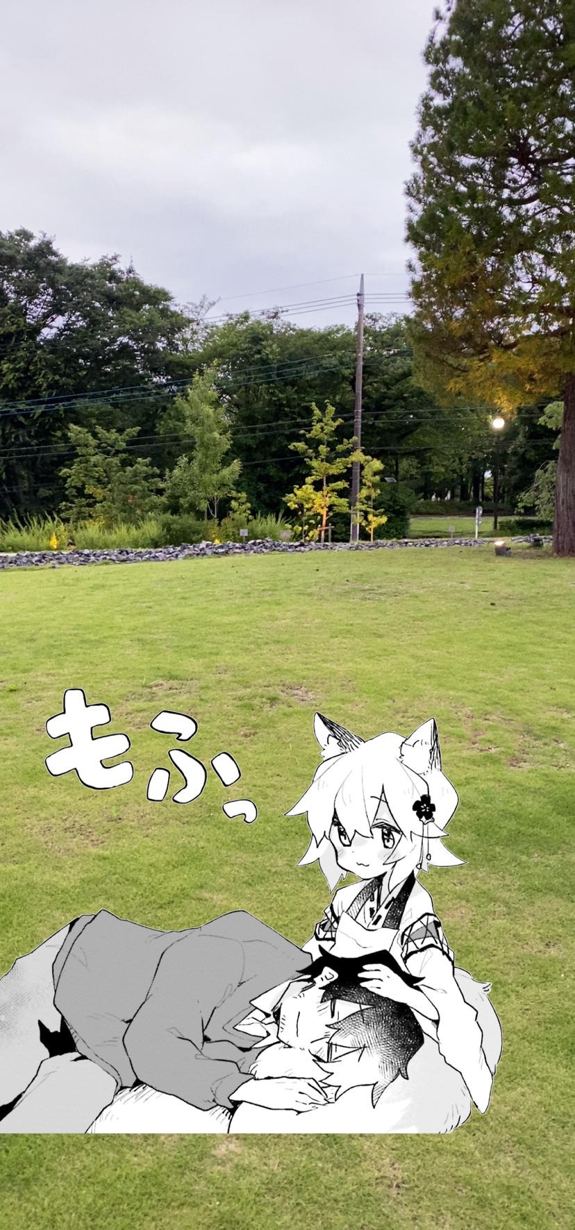 ARフォトフレームのイメージ。