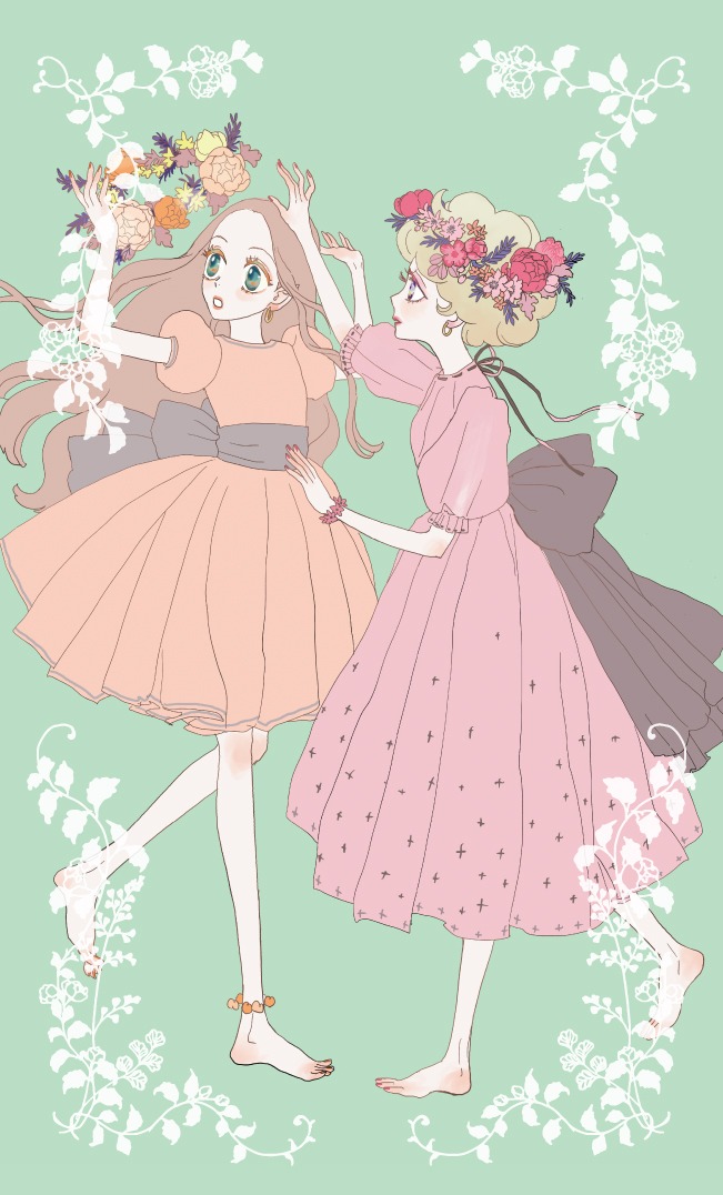 「ショコラ エテ オレンジュ」のイラストコレクションカード。