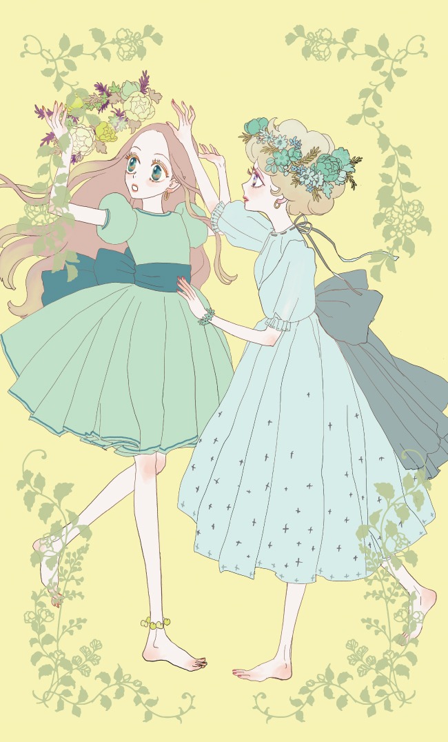 「バニラ エテ スリーズ」のイラストコレクションカード。