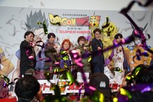映画「ドラゴンボール超 スーパーヒーロー」の初日舞台挨拶より。