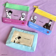 クリアフラットポーチ、ウィンドウポーチ。