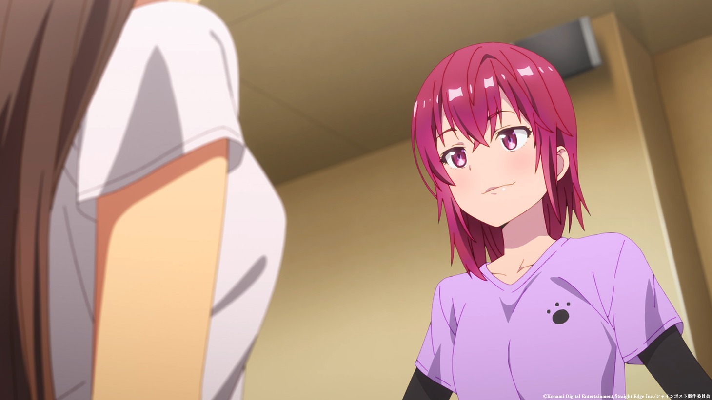 TVアニメ「シャインポスト」第2弾PVより。 (c)Konami Digital Entertainment,Straight Edge Inc./シャインポスト製作委員会
