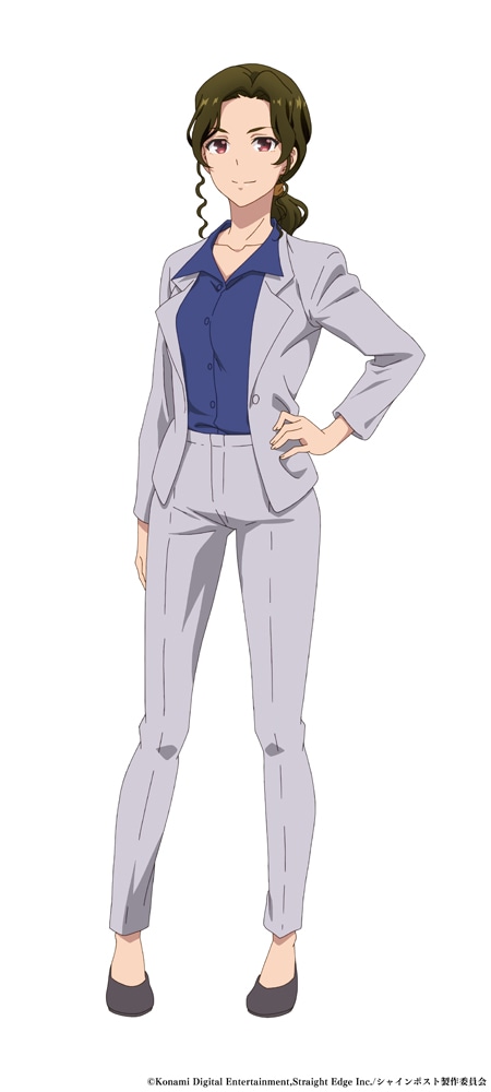 菊池英子（CV：種崎敦美） (c)Konami Digital Entertainment,Straight Edge Inc./シャインポスト製作委員会