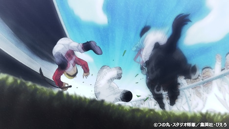 新作映像「終わらない挑戦!!」の場面カット。