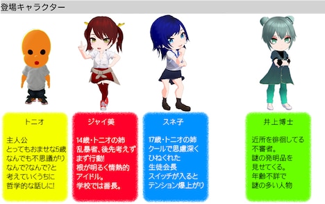 TVアニメ「5億年ボタン~菅原そうたのショートショート~」の登場キャラクター。 (c)STUDIO SOTA