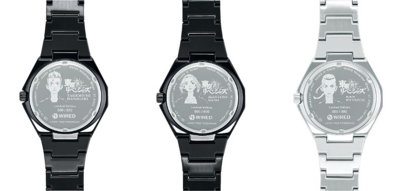 「東京リベンジャーズ」とコラボレーションした腕時計。