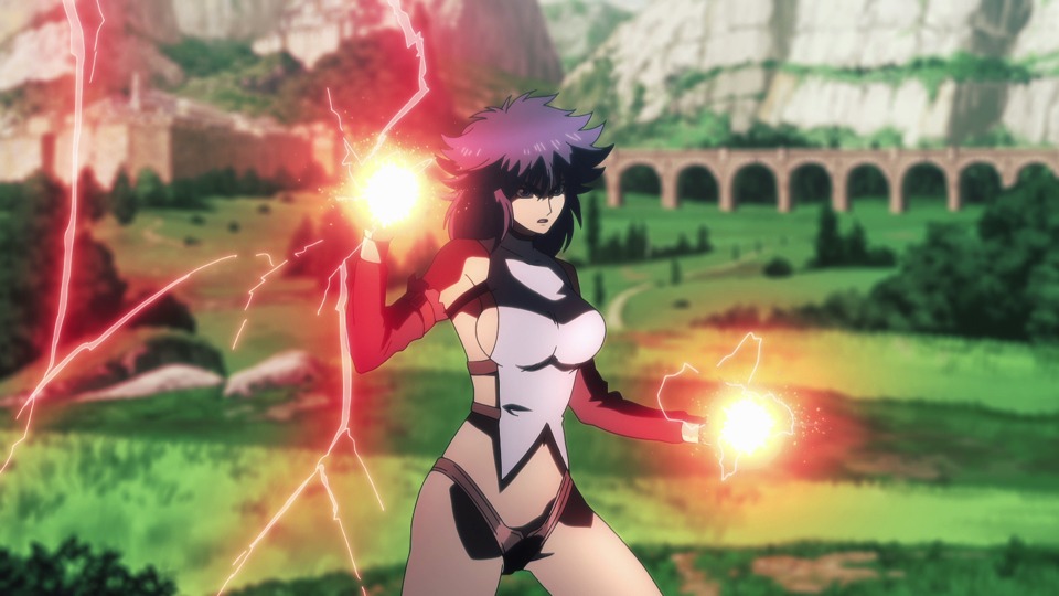 アニメ「BASTARD!!―暗黒の破壊神―」本PVより。(c)萩原一至/集英社・BASTARD!! 製作委員会