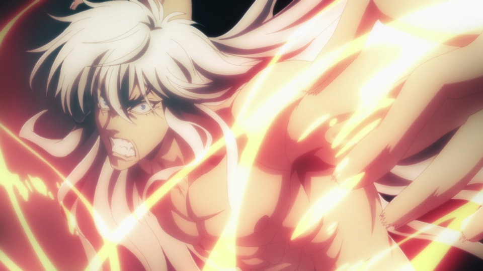 アニメ「BASTARD!!―暗黒の破壊神―」本PVより。(c)萩原一至/集英社・BASTARD!! 製作委員会