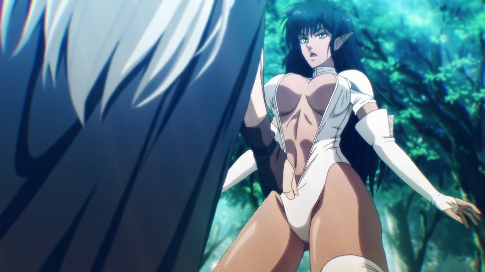 アニメ「BASTARD!!―暗黒の破壊神―」本PVより。(c)萩原一至/集英社・BASTARD!! 製作委員会