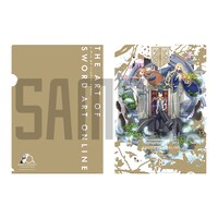 「THE ART OF SWORD ART ONLINE」で販売される「PKGジャケットクリアファイル」。