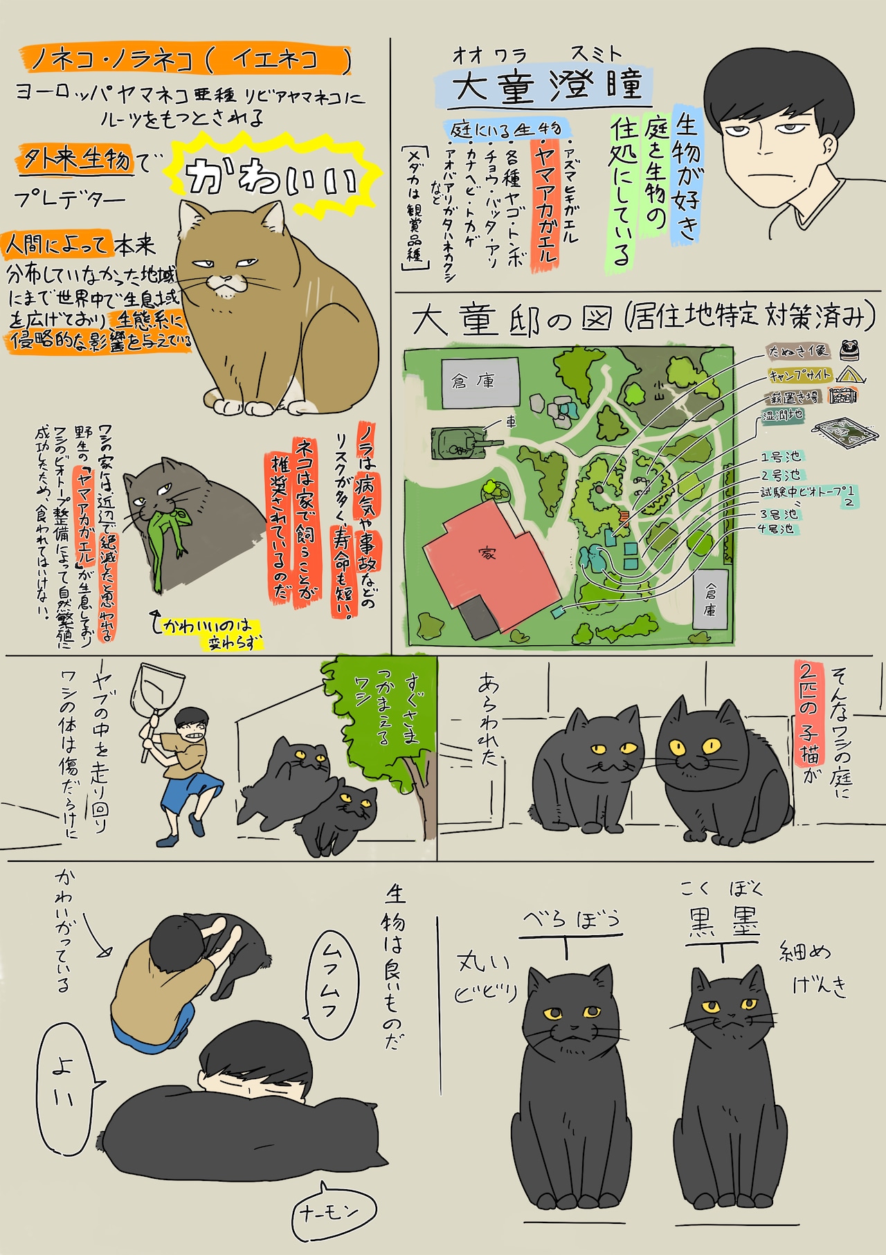 大童澄瞳の描き下ろしマンガ。