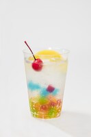 「3原色のカラフルゼリーソーダ」
