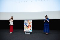 TVアニメ「リコリス・リコイル」先行上映会より。左から安済知佳、若山詩音。