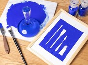 ブルーピリオド展特別講座「YOUR BLUE」での制作イメージ。