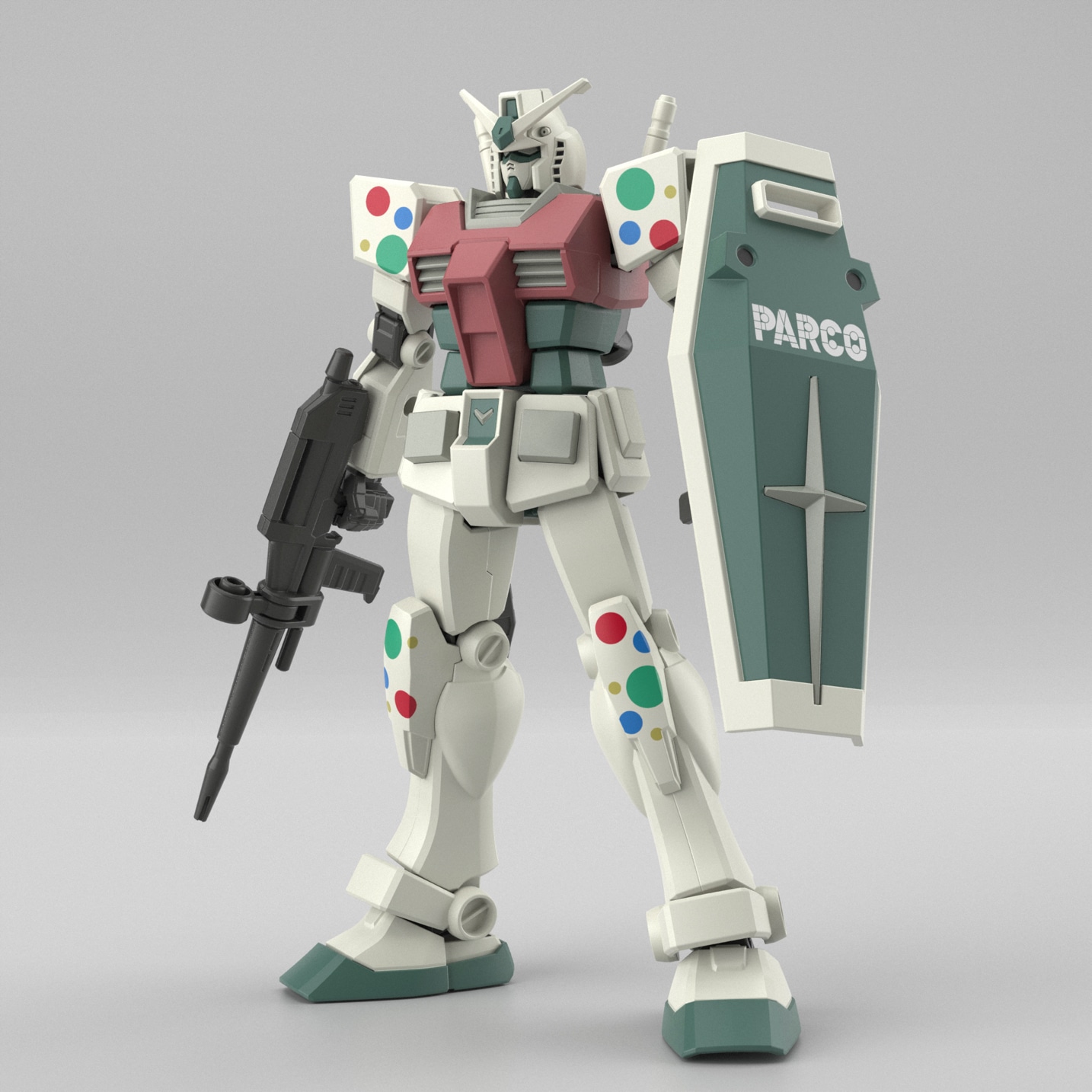 「PARCO×GUNDAM」コラボアイテム購入者に抽選で当たる「ENTRY GRADE 1/144 RX-78-2 ガンダム（PARCO Ver.）」。(c)創通・サンライズ (c)創通・サンライズ・MBS