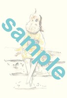 松本大洋イラストポストカード。