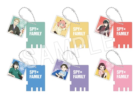 「SPY×FAMILY トレーディング銭湯錠風キーホルダー」（全6種）