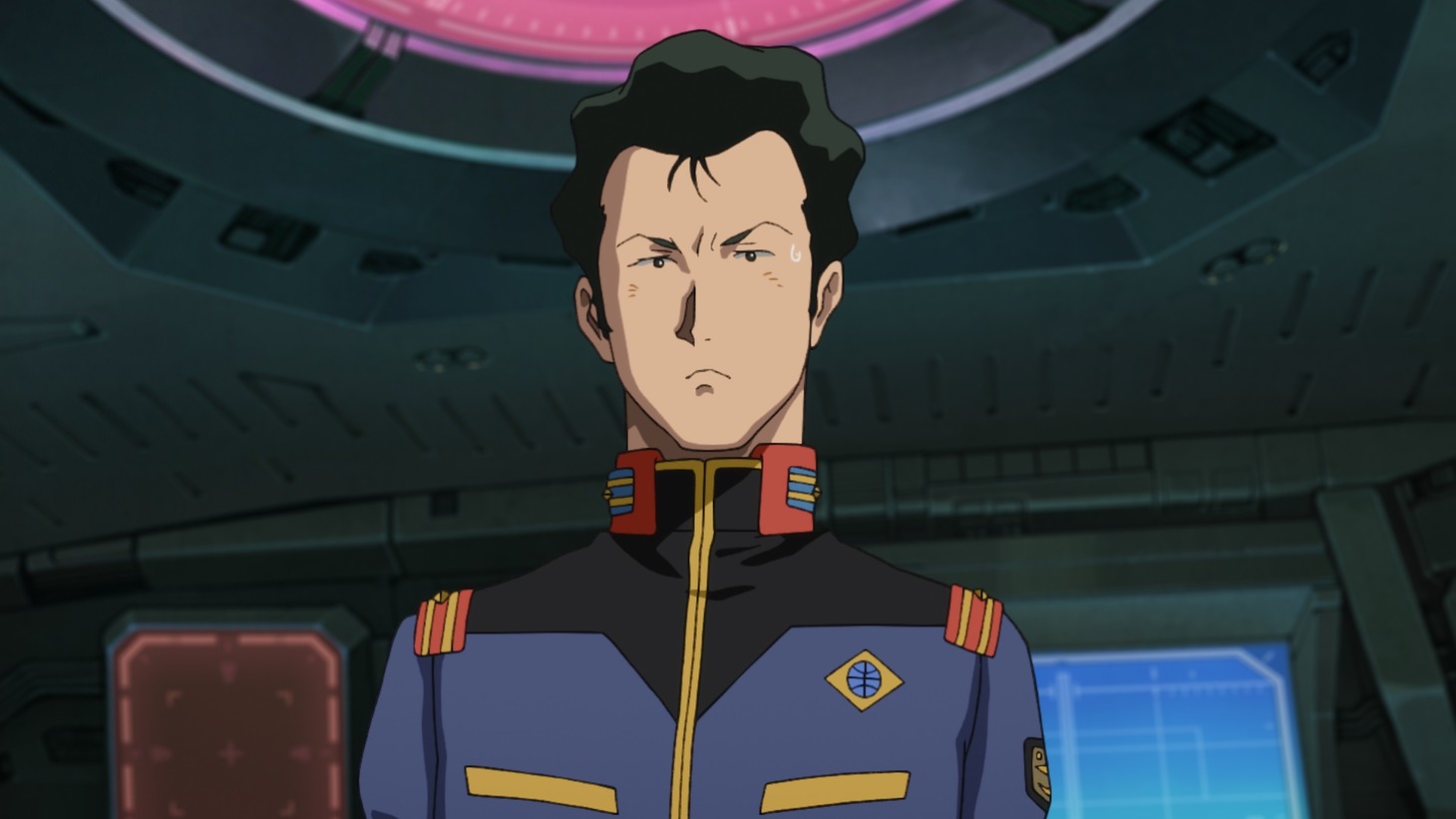 劇場アニメ「機動戦士ガンダム ククルス・ドアンの島」より、ブライト・ノア。