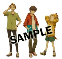 セブンネットショッピングの購入特典・アクリルスマホスタンドのイラスト。