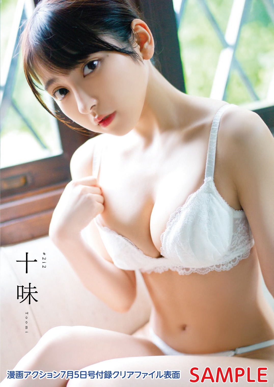 漫画アクション13号付録となるクリアファイル（表）。