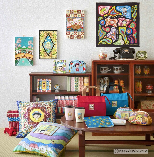 「ちびまる子ちゃん」とベルメゾンのコラボアイテム。 (c)さくらプロダクション